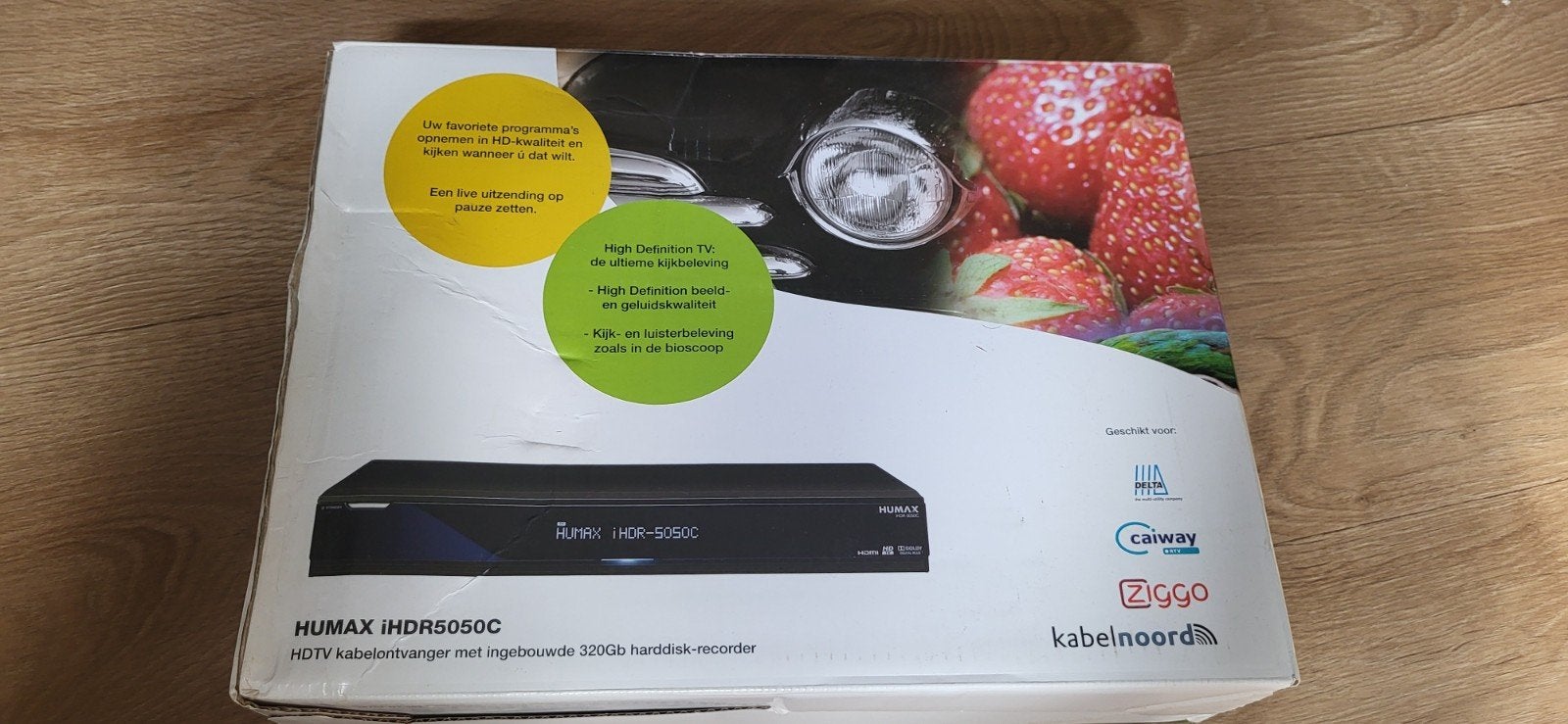 Humax iHDR-5050C HDTV Kabelontvanger met 320GB Harddisk, Ophalen of Verzenden, Nieuw, Harddiskrecorder