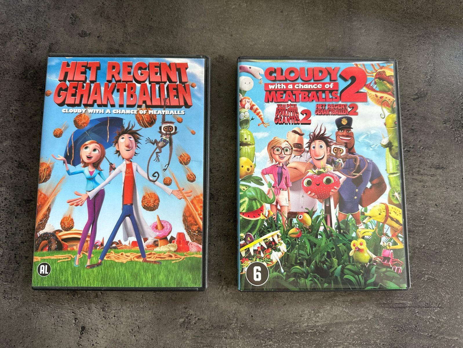 Het Regent Gehaktballen 1 & 2 DVD Boxset, Animatie, Verzamelbox, Alle leeftijden, Nederlands