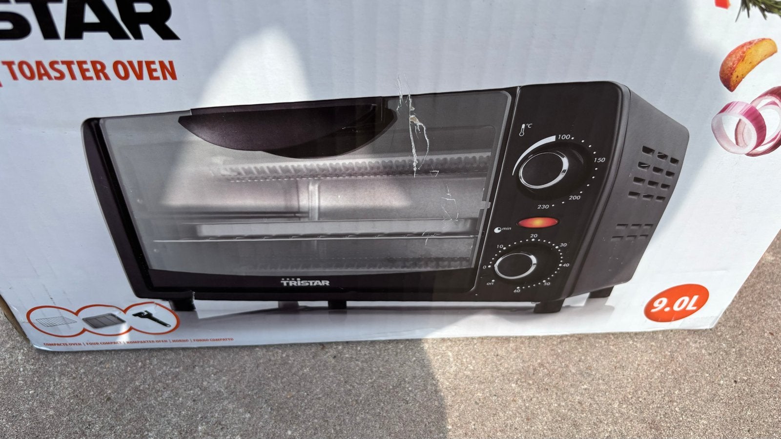 Tristar OV-1431 Mini-oven - 9L Toaster Oven, Witgoed en Apparatuur, Ovens, Minder dan 45 cm, Ophalen of Verzenden, Zo goed als nieuw