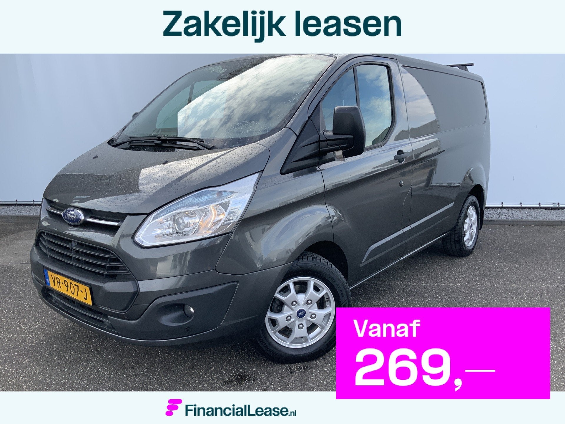 Ford Transit Custom 270 2.2 TDCI L1H1 Trend Airco Camera Cru, Voorwielaandrijving, Euro 5, Gebruikt, 4 cilinders
