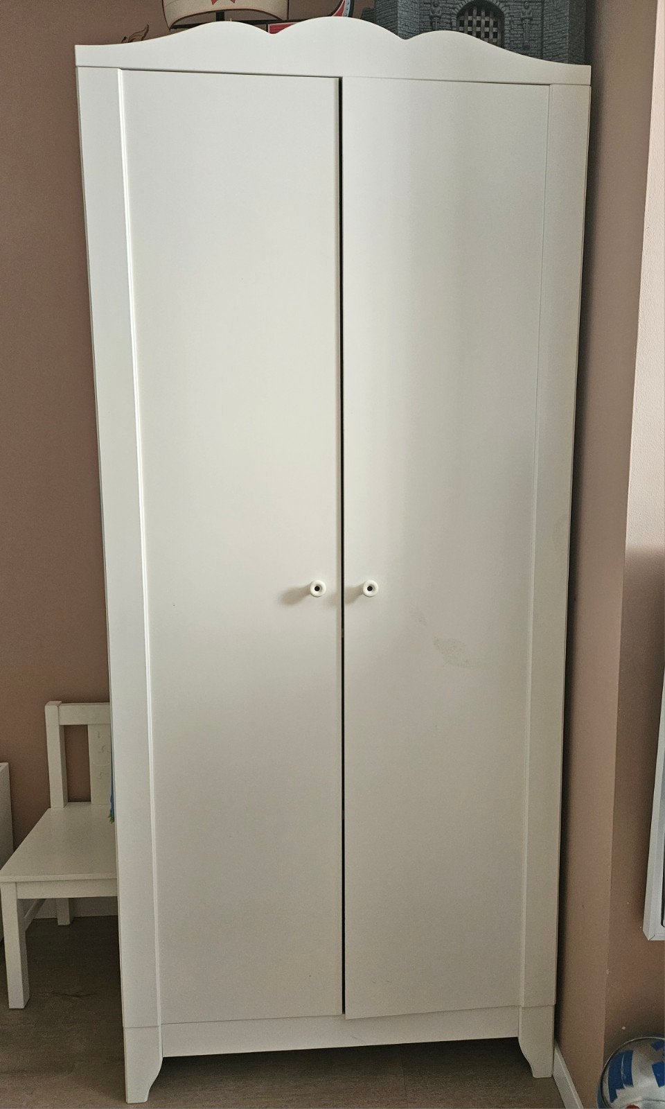 Ikea Smagora Kinderkledingkast 80x50x187 - Wit, Ophalen, Kast, 50 tot 70 cm, 105 cm of meer