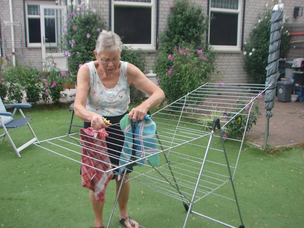 droogrek, Tuin en Terras, Ophalen, Zo goed als nieuw, Wasrek