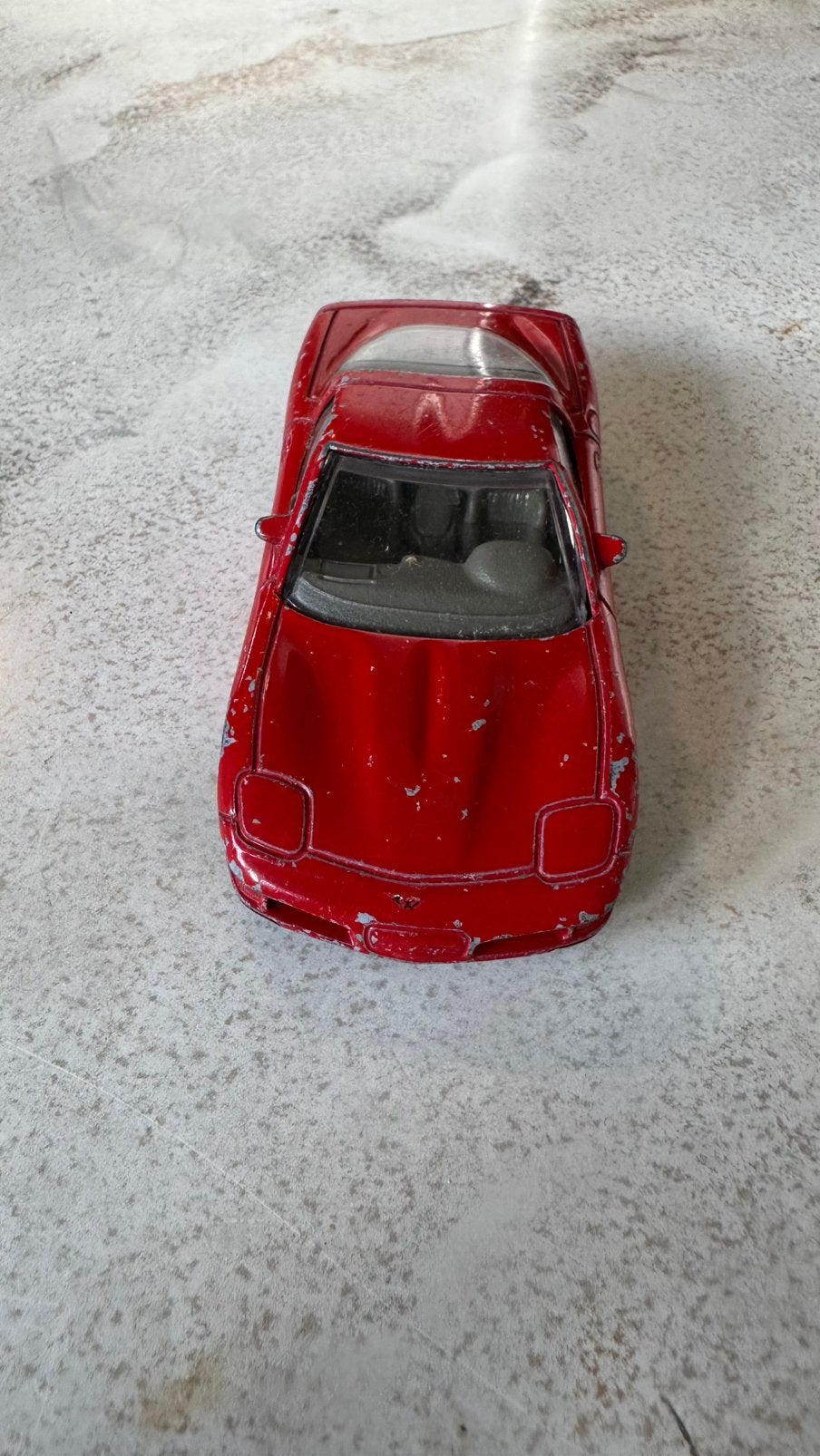 Bburago Chevrolet Corvette C4 1:43 – Made in Italy – Used, Ophalen, Gebruikt, Bburago