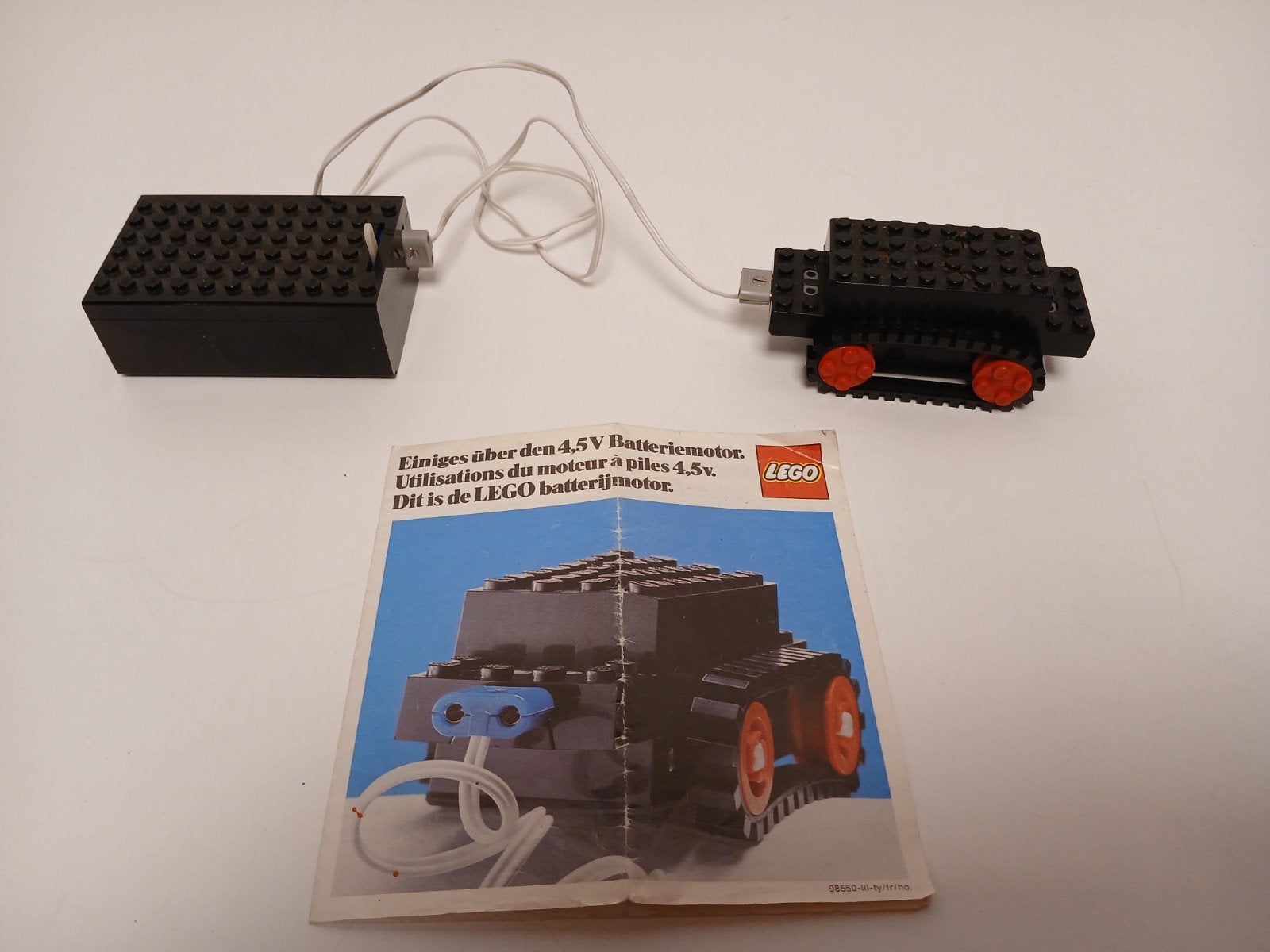 Vintage lego motor 4,5 volt motor treinmotor lego, Ophalen of Verzenden