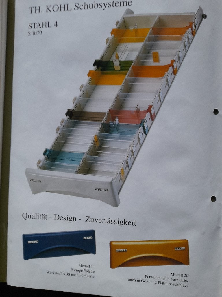 Verschuifbare verdeler Th.Kohl apotheek, Ophalen, Kunststof, 50 tot 100 cm, Minder dan 100 cm