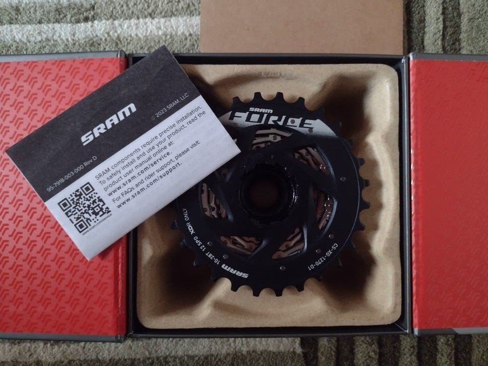 SRAM Force Cassette 10-28T 12 SPD XDR NIEUW, Ophalen of Verzenden, SRAM, Derailleur of Ketting, Racefiets