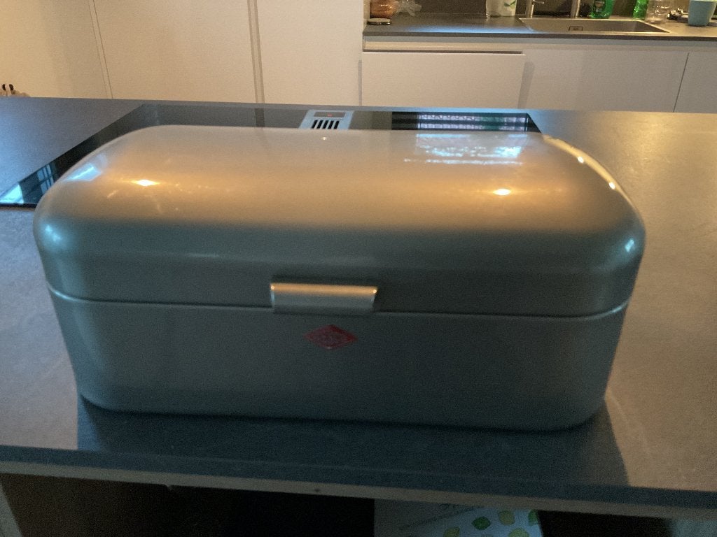 Wesco broodtrommel 10 liter, Ophalen, Zilver, Zo goed als nieuw, Metaal