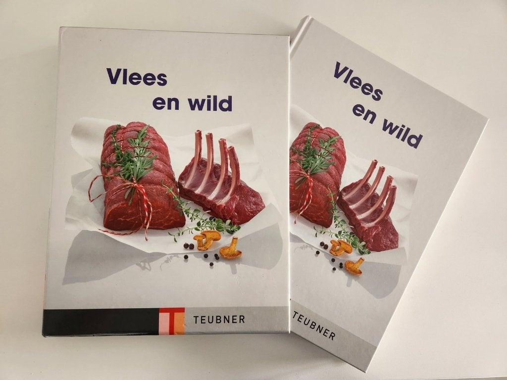 Teubner Vlees en wild, kookboek in cassette, 320 blz., Ophalen of Verzenden, Zo goed als nieuw, Europa