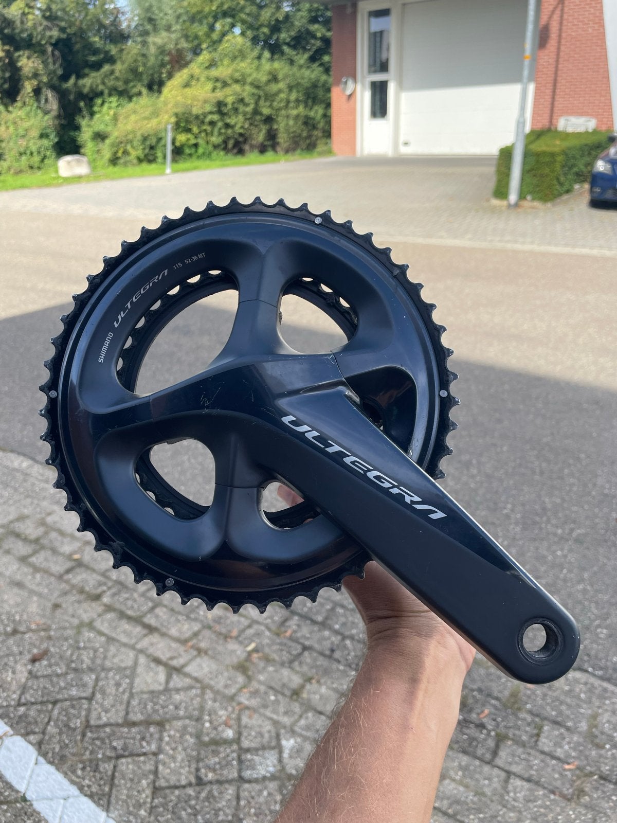 Shimano Ultegra Crankstel met 4iiii Powermeter, Fietsen en Brommers, Crankstel of Pedalen, Gebruikt, Ophalen of Verzenden, Aluminium