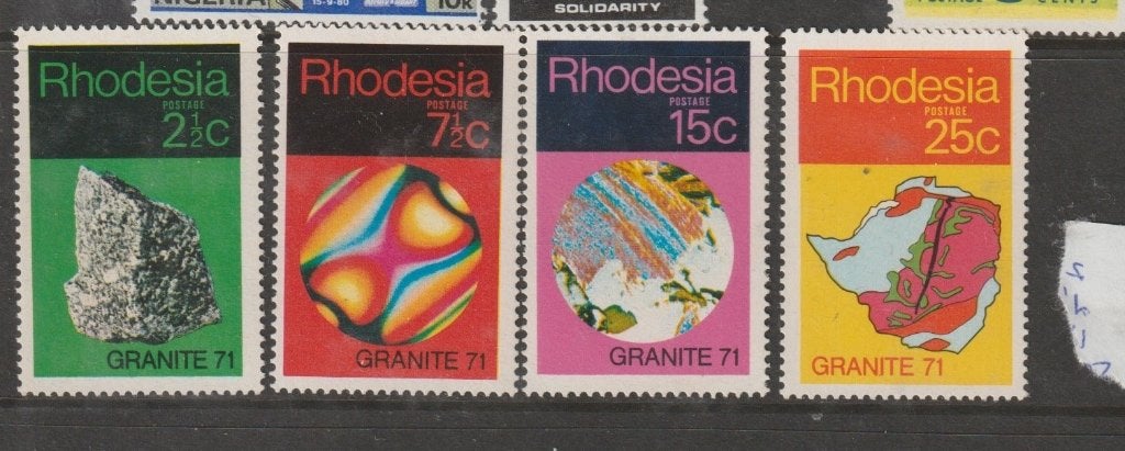 TSS Kavel 810151 Rhodesië Pf  met plakker minr 114-117, Ophalen, Zimbabwe, Postfris