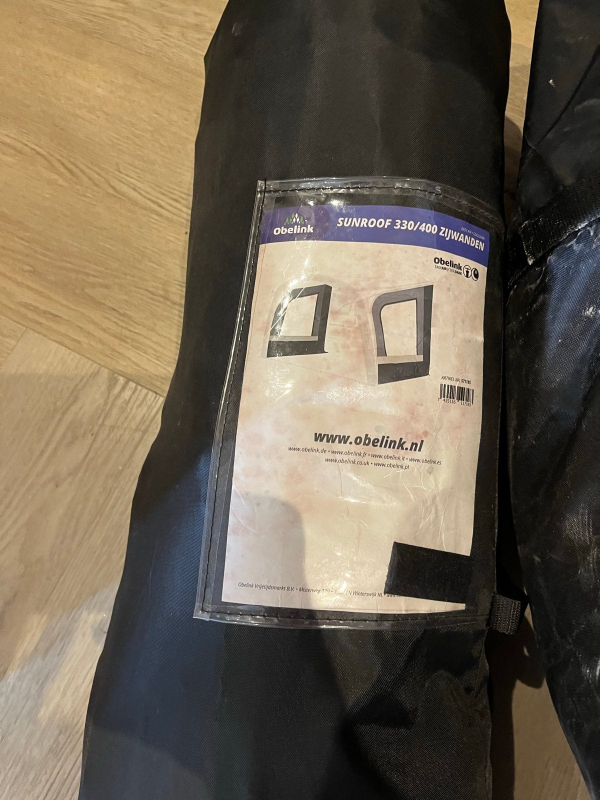 Obelink Easy Air Luifel 330 met zijwanden voor caravan, Caravans en Kamperen, Ophalen of Verzenden, Gebruikt