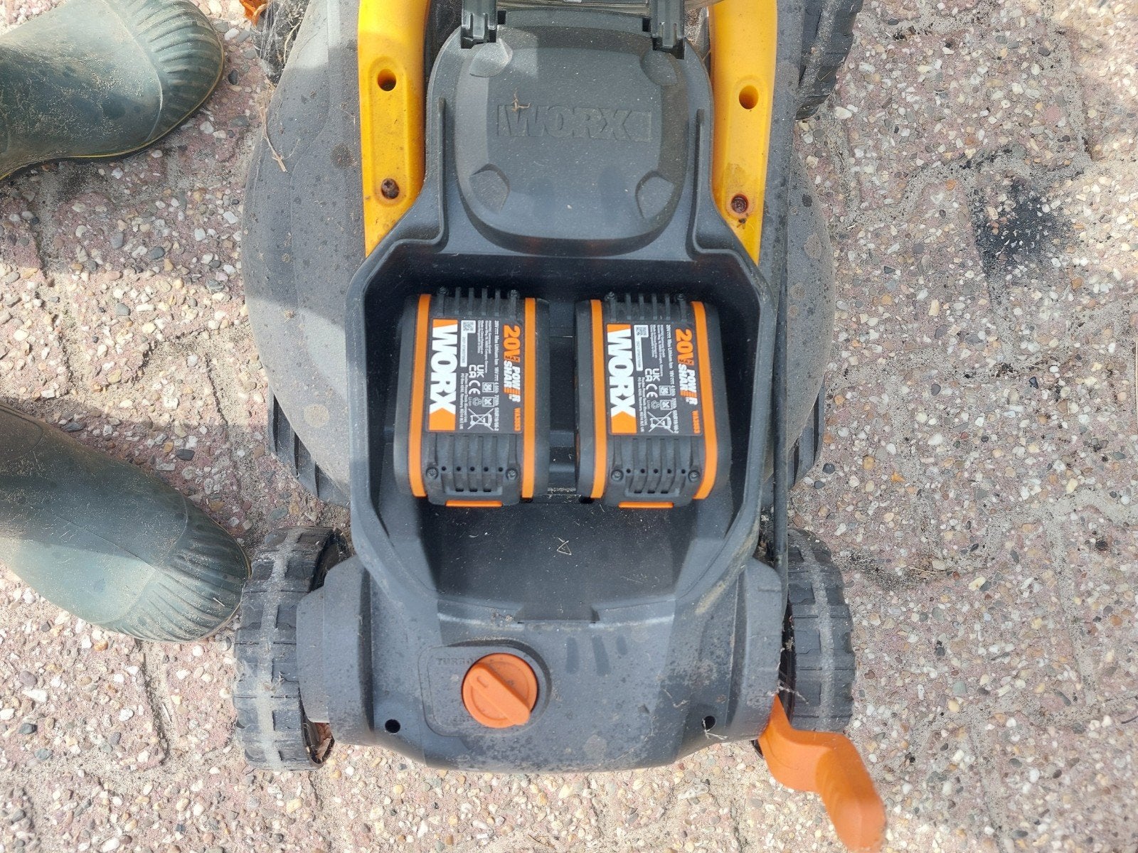 worx grasmaaier, Ophalen, Gebruikt