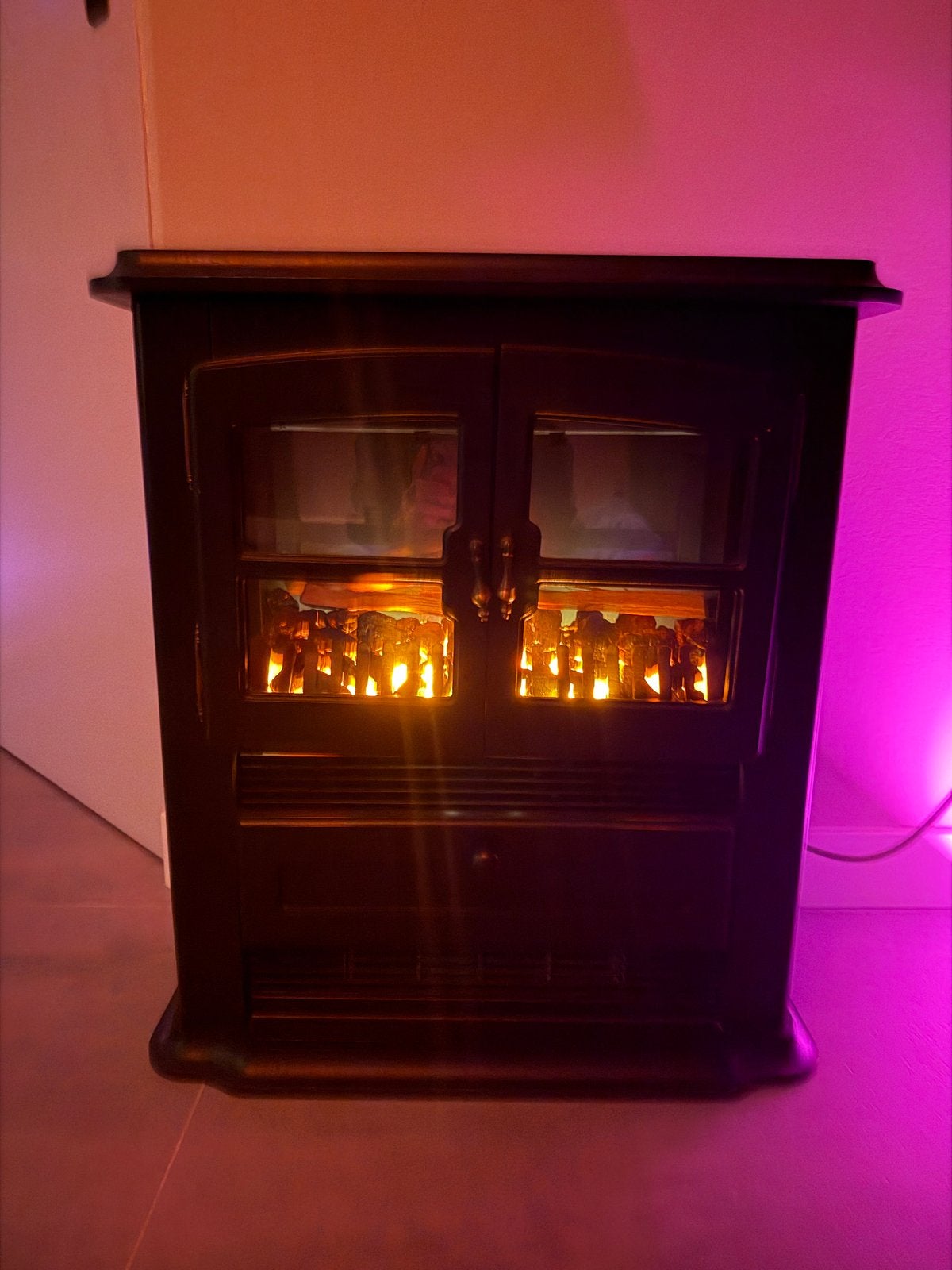 Dimplex elektrische sfeerhaard - Model E.BRB20, Ophalen, Hout, Zwart, Landelijk
