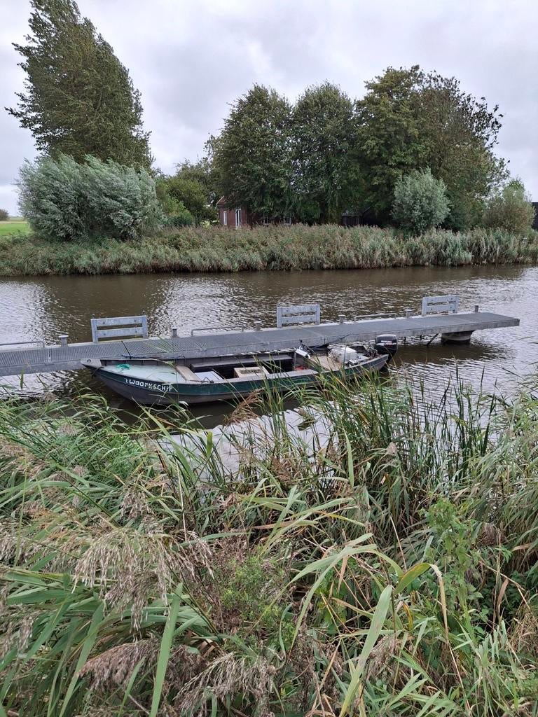 Vlet open boot motorbootje dagjesboot sloep, Ophalen, Gebruikt