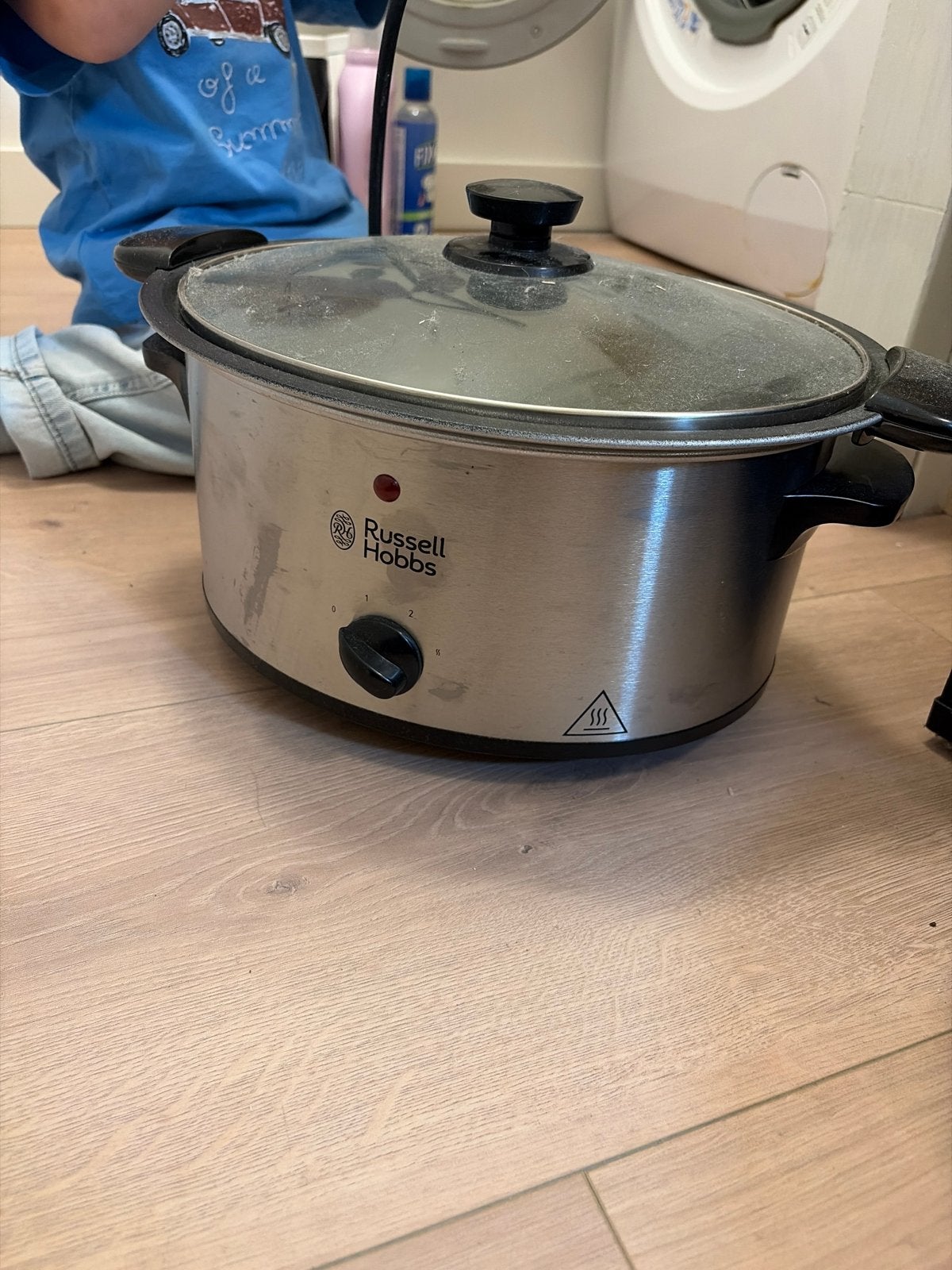 Russell Hobbs Slowcooker - Zilverkleurig, Witgoed en Apparatuur, Slowcookers, Ophalen, Gebruikt