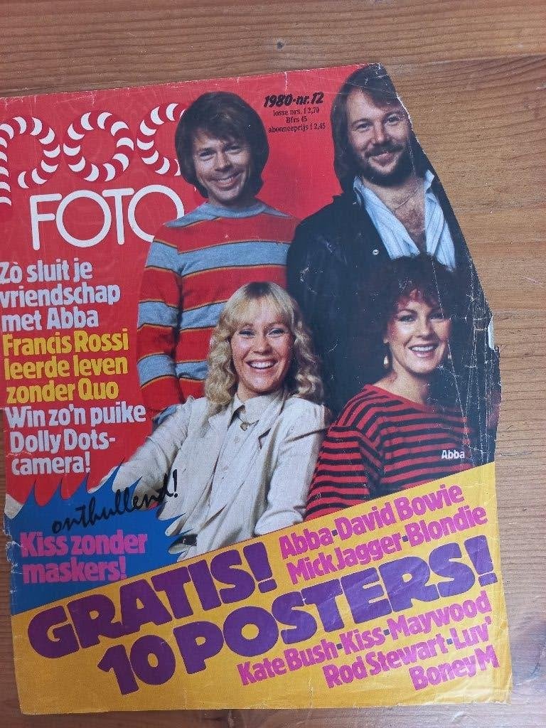 ABBA artikelen begin jaren 80 1 euro per stuk, Ophalen of Verzenden, Gebruikt, Boek, Tijdschrift of Artikel