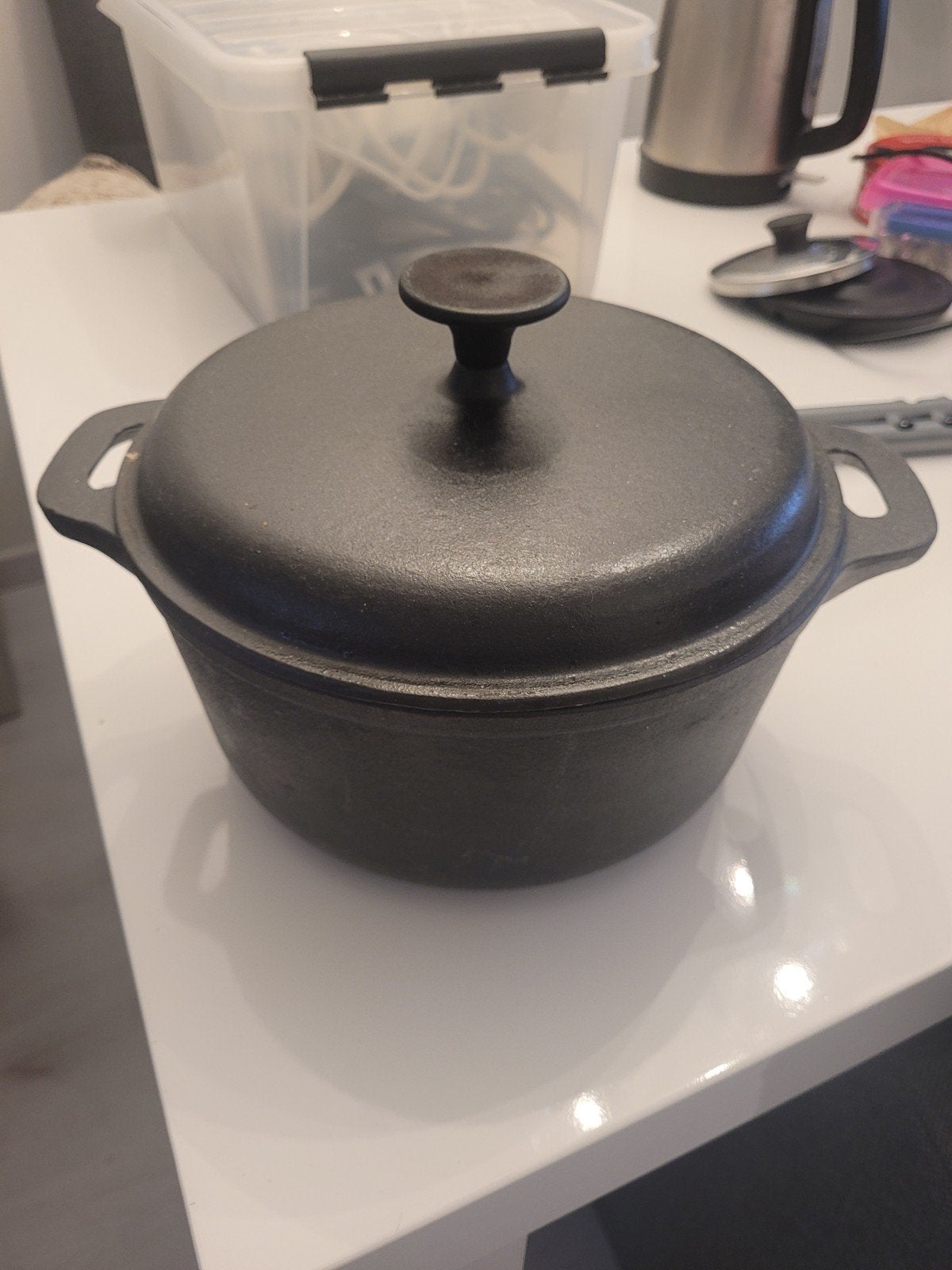 Gietijzeren braadpan met deksel, Ophalen, Gebruikt, Met deksel, Braadpan