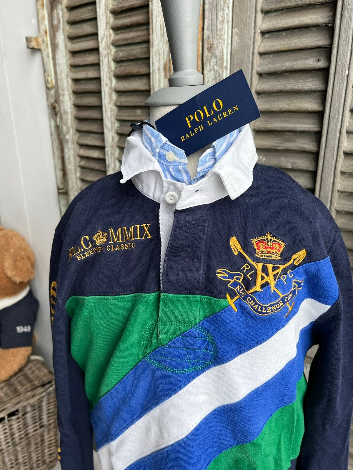 Schitterende RALPH LAUREN rugby polotrui size 152 (M), Trui of Vest, Ophalen of Verzenden, Zo goed als nieuw, Polo Ralph Lauren