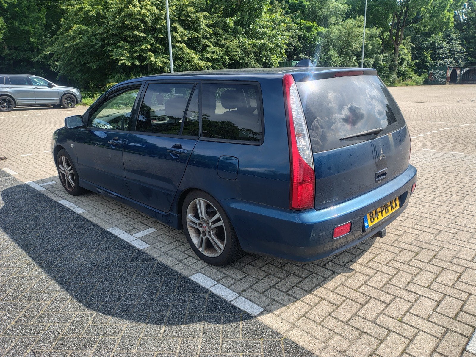 Mitsubishi Lancer 2.0 S Wagon 2004 Blauw loop sloop opknappe, Voorwielaandrijving, Stof, Elektrische ramen, 1295 kg