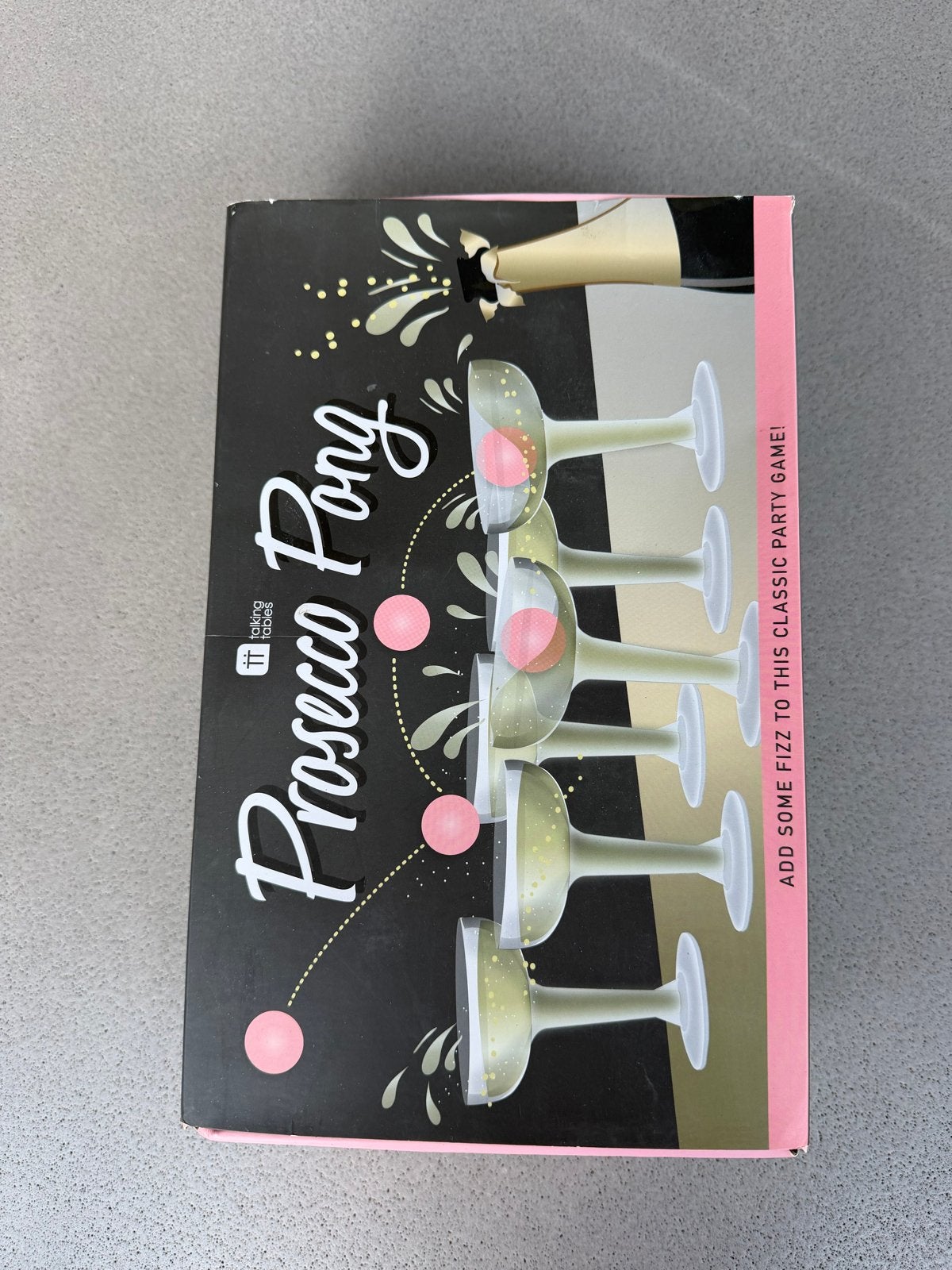 Prosecco Pong - Talking Tables Feestspel, Vijf spelers of meer, Ophalen of Verzenden, Nieuw