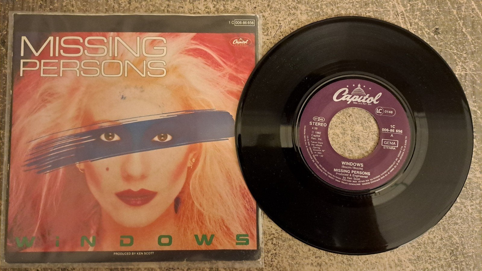 Missing persons  - Windows, Gebruikt, 7 inch, Pop, Fotohoes