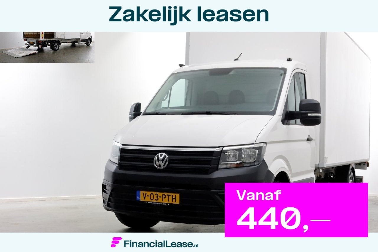 Volkswagen Crafter 35 2.0 TDI 140pk Bakwagen met laadklep en, Dealer onderhouden, Gebruikt, 4 cilinders, Volkswagen