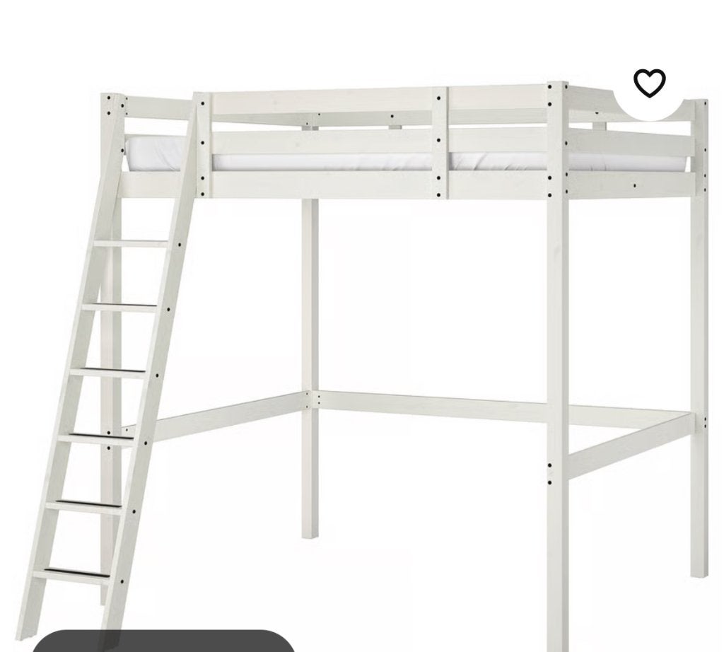 Ikea hoogslaper Stora, Huis en Inrichting, Slaapkamer | Stapelbedden en Hoogslapers, Ophalen, Gebruikt, Hoogslaper, Tweepersoons