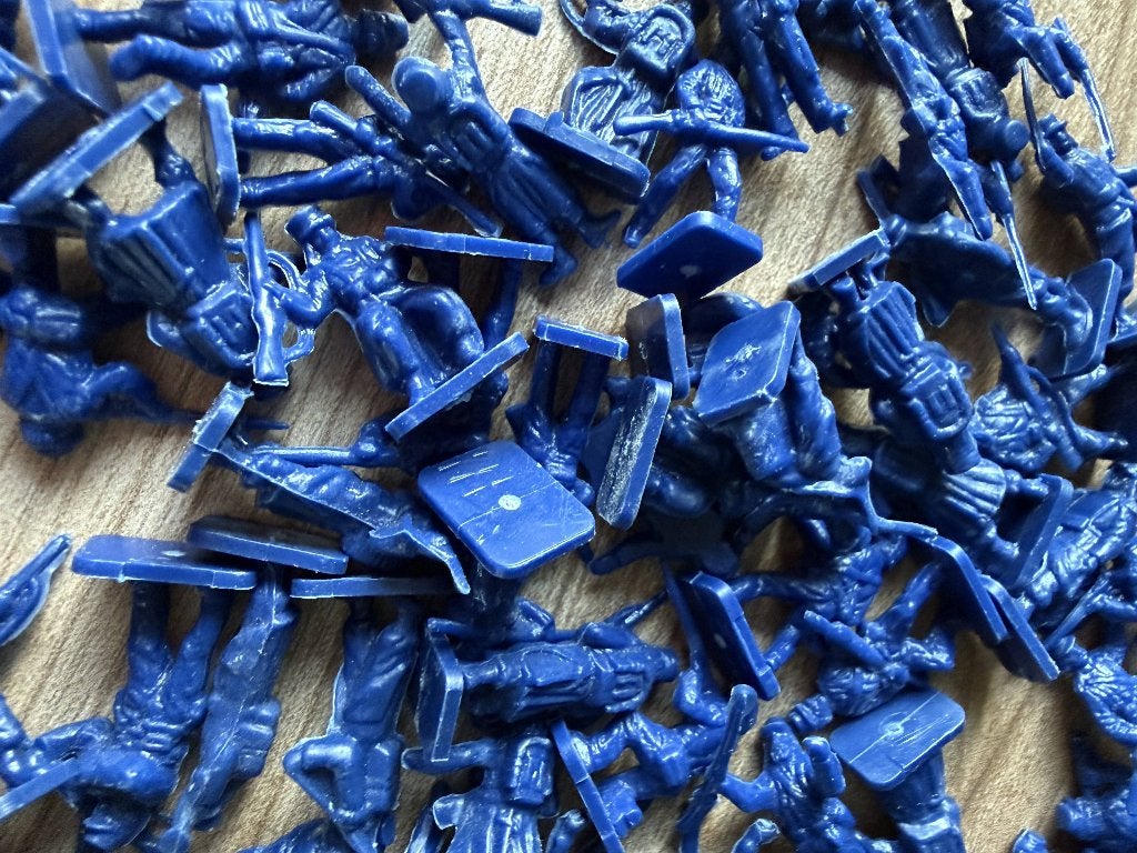 Grote Partij vintage plastic soldaatjes American Civil War, Verzamelen, Ophalen, Gebruikt