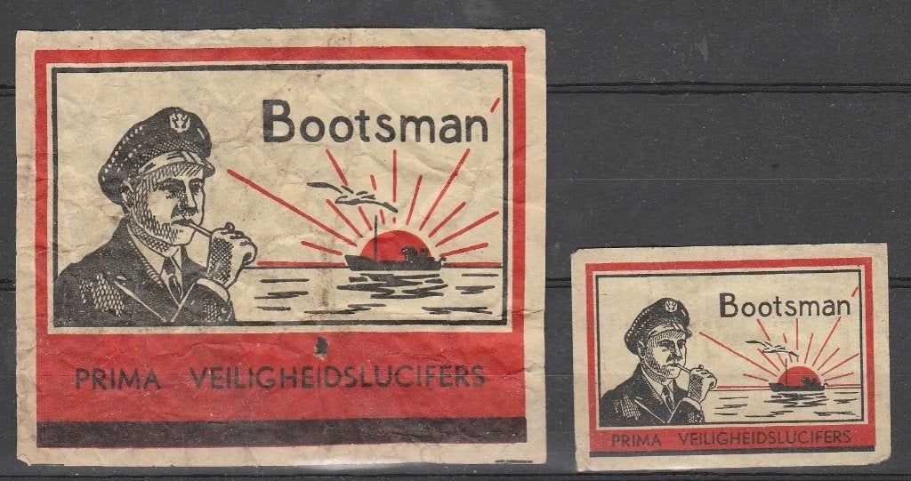 Lucifermerken, Bootsman  (200), Verzenden, Gebruikt, Luciferdoosjes of -merken