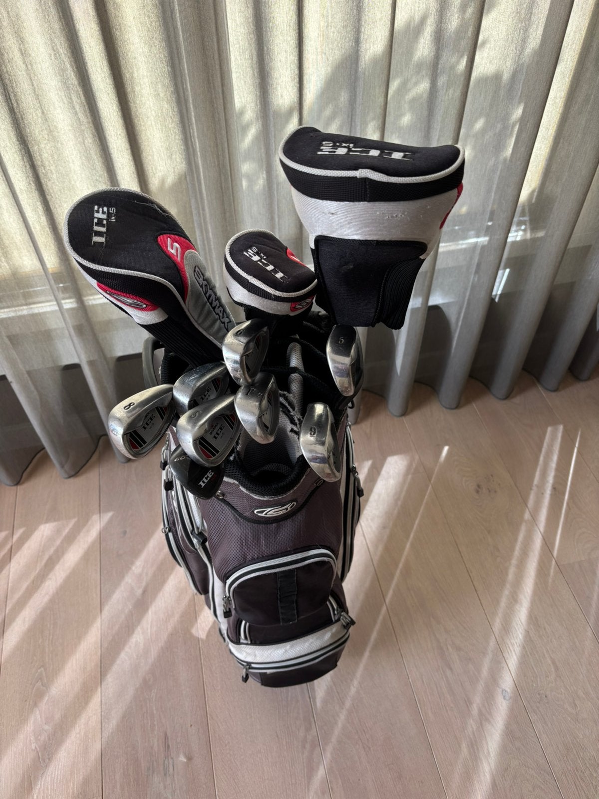 SkyMax ICE IX•5 beginners set - 1 inch verlengd - jumbo grip, Ophalen, Gebruikt, Set