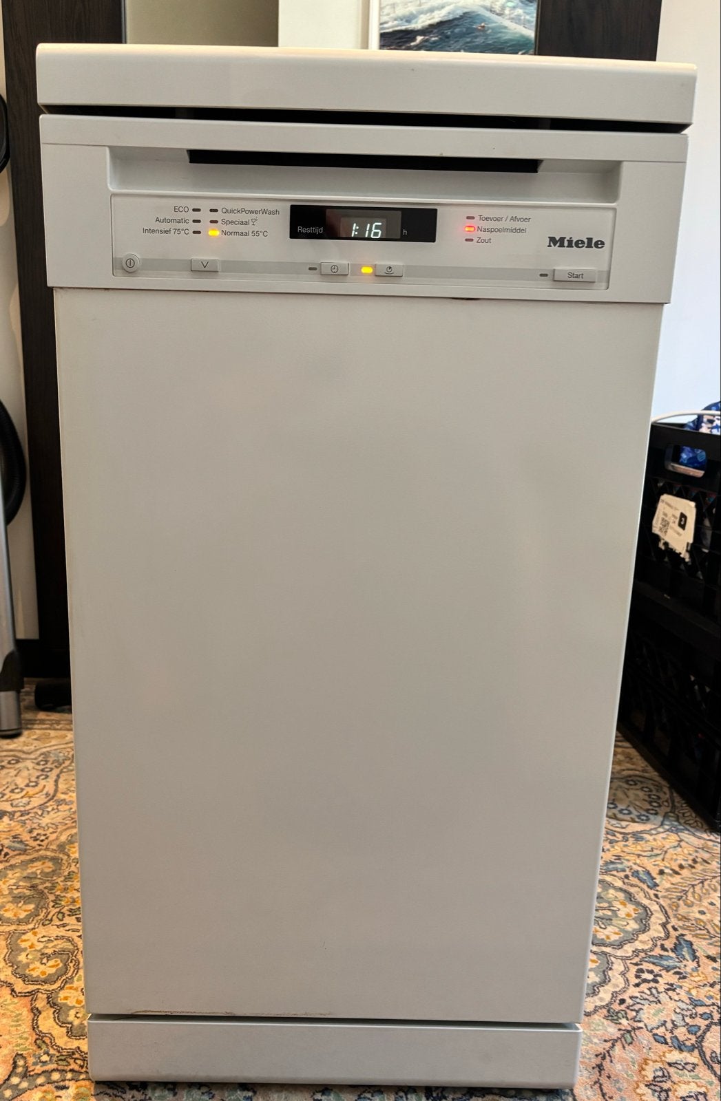 Miele G 4720 SC Vrijstaande Vaatwasser - smal model, Ophalen, Eco programma, Zo goed als nieuw, 85 tot 90 cm