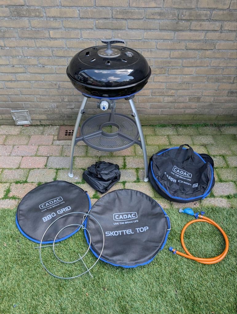 Cadac Carri Chef 2 - Zo goed als nieuw, compleet, Tuin en Terras, Gasbarbecues, Ophalen, Zo goed als nieuw, Cadac