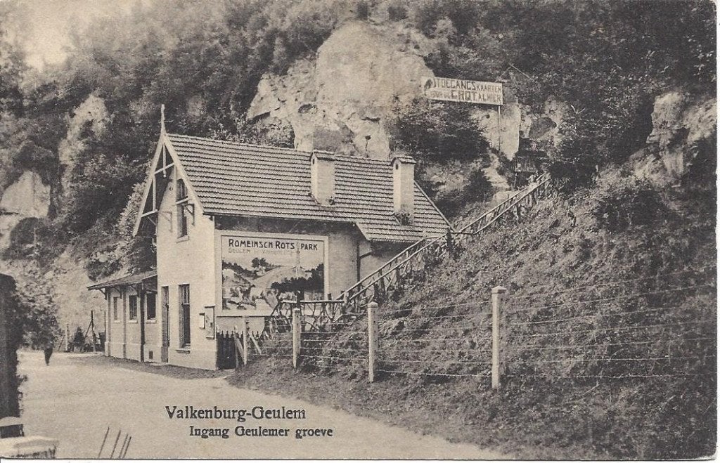 Valkenburg-Geulem (L.) Ingang Geulemer Groeve, gelopen 1923, Ophalen of Verzenden, 1920 tot 1940, Gelopen, Limburg