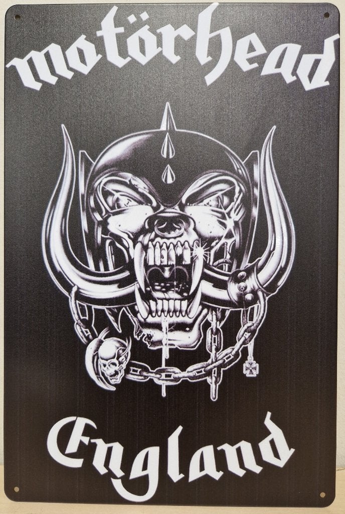Motorhead England reclamebord van metaal wandbord deco