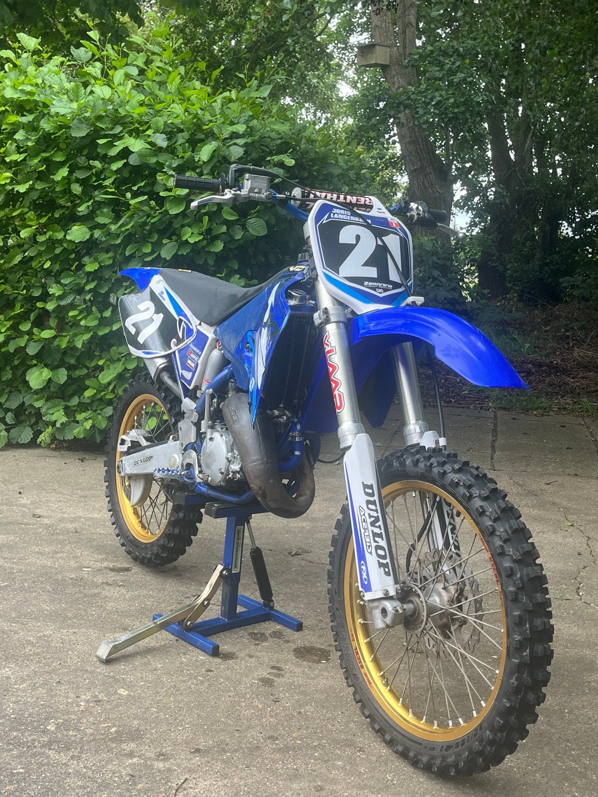 Yamaha YZ125 met veel extra's en aanhanger, Sportuitlaat, Gebruikt, Particulier, Crossmotor