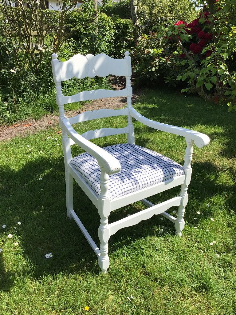 Brocante haardstoelen, Ophalen