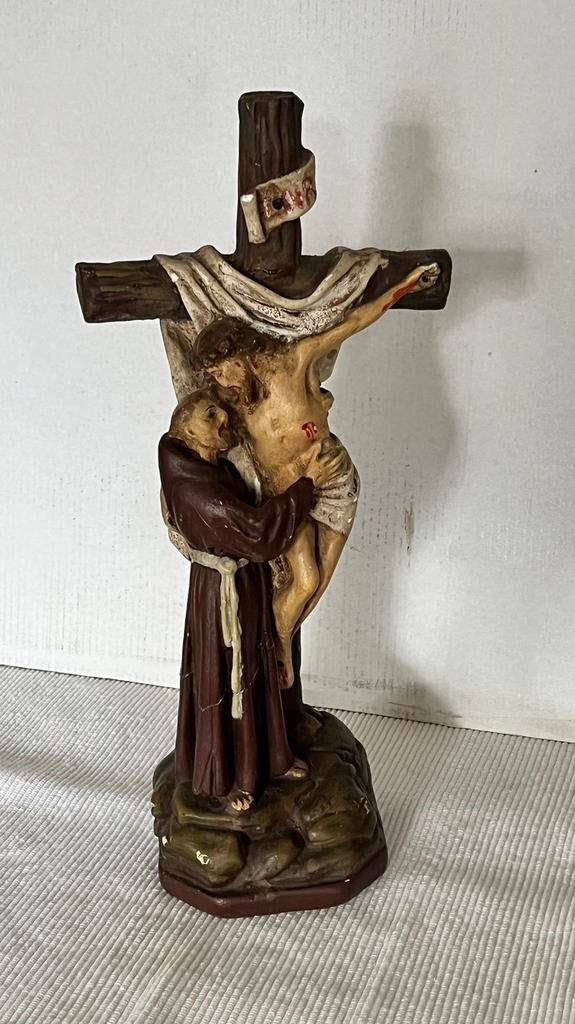 Jesus op het kruis - gips, Ophalen of Verzenden