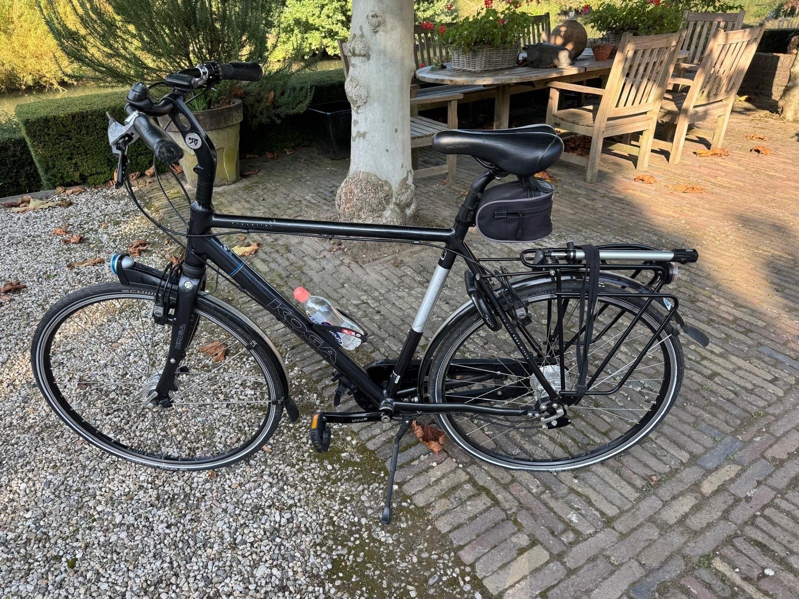 Koga Signature Traveller H60 Black Herenfiets, Fietsen en Brommers, Overige merken, Gebruikt, Velgrem, Versnellingen