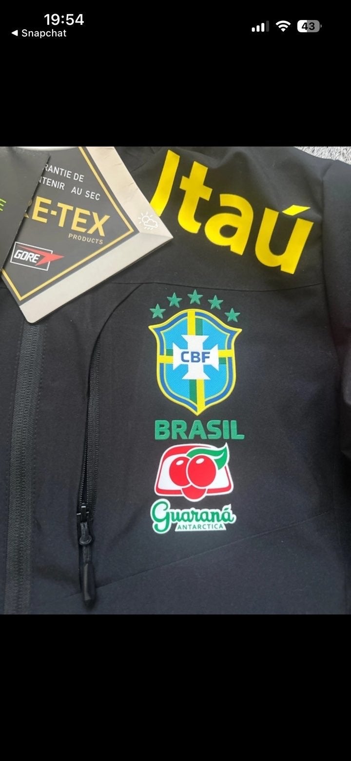 Nike Brazilië Gore-Tex Windbreaker Zwart - Nieuw XXS, Ophalen of Verzenden, Nieuw, Maat 46 (S) of kleiner, Zwart