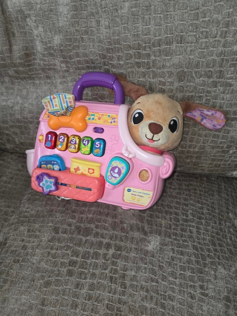 VTech Reis & Leer Puppytas Roze interactief Speelgoed, Ophalen, Nieuw, Overige typen, Met licht