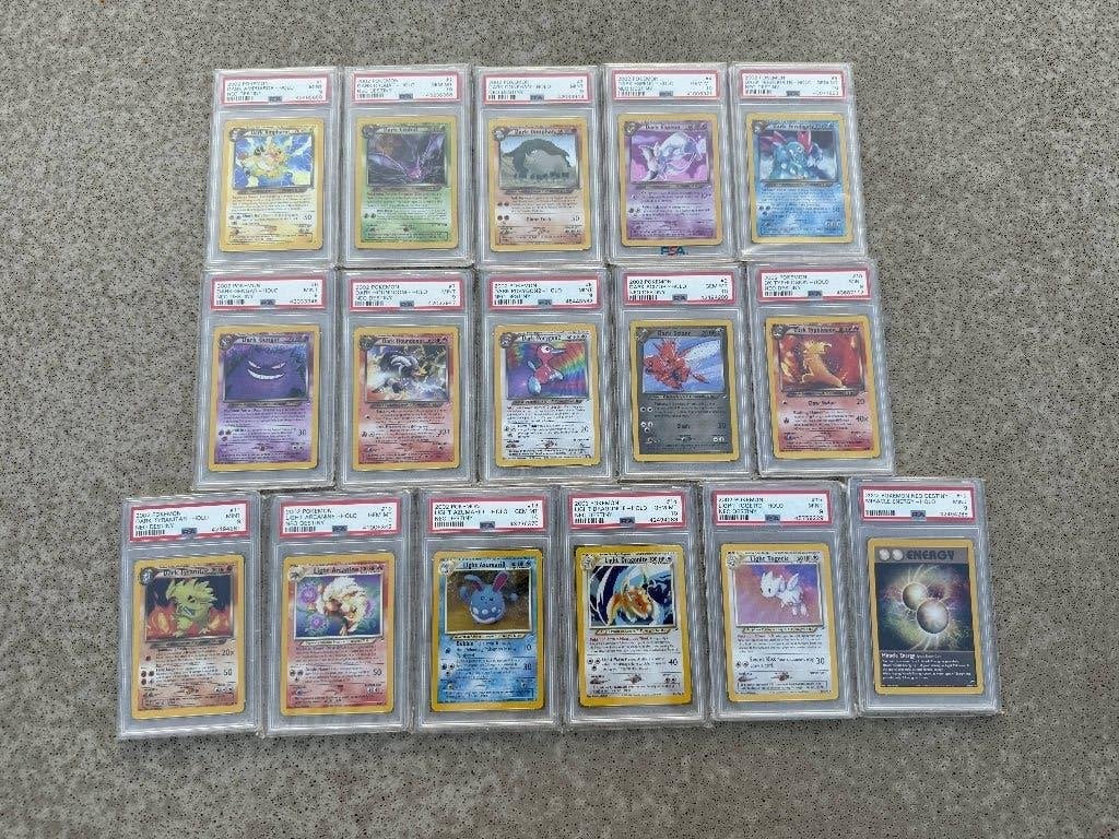 Pokémon Neo Destiny Holo Set PSA 9/10 | EXTREEM ZELDZAAM, Hobby en Vrije tijd, Verzamelkaartspellen | Pokémon, Zo goed als nieuw