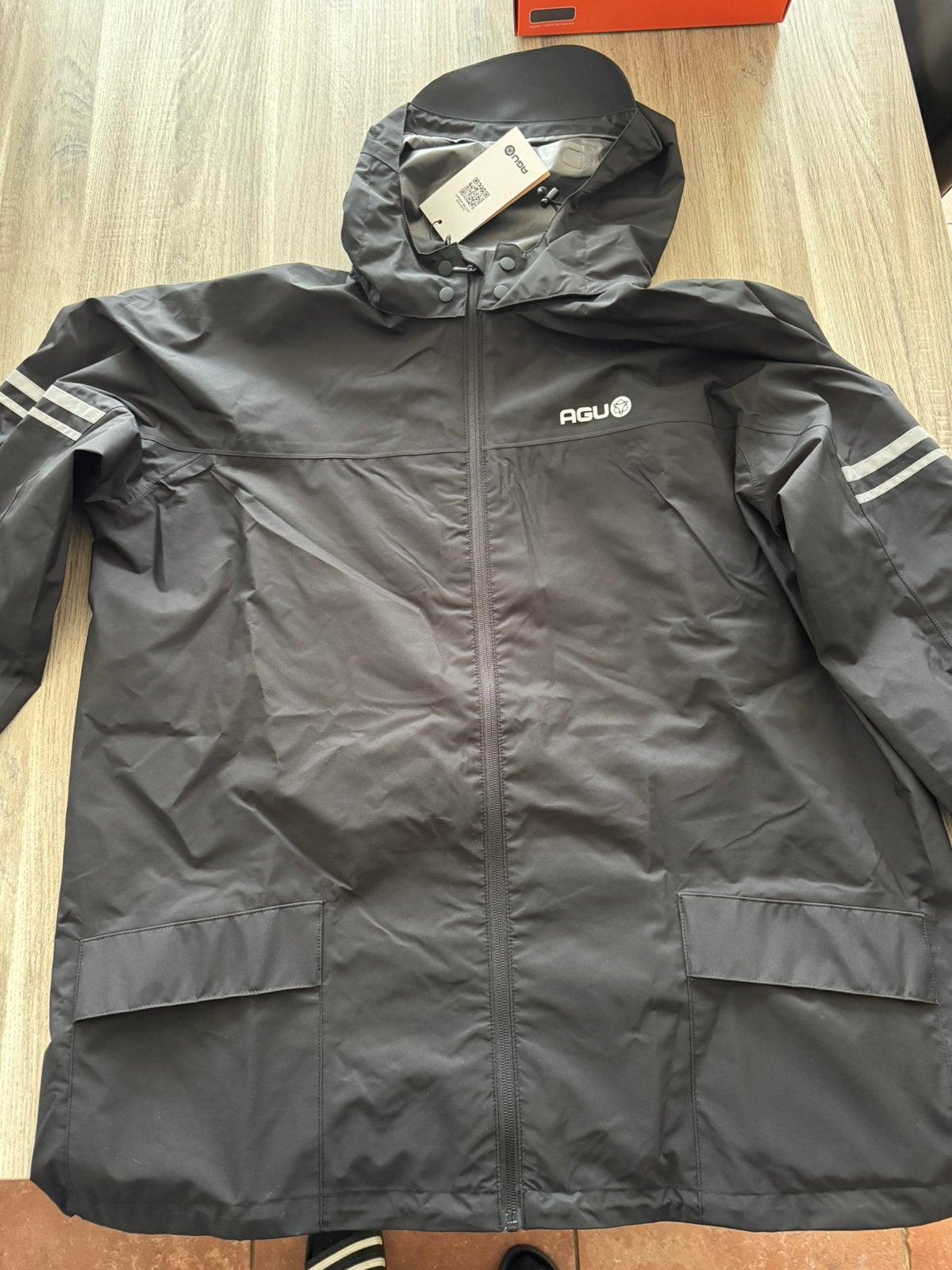 Nieuw AGU Original Regenpak Zwart – Regenjas + broek mt XXL, Ophalen of Verzenden, Nieuw, Regenpak, Heren