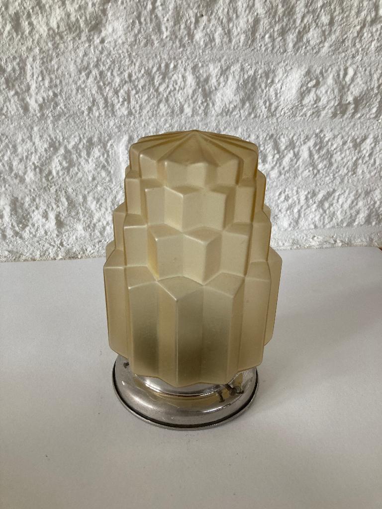art deco skyscraper lamp jaren 30 plafondlamp, Ophalen of Verzenden