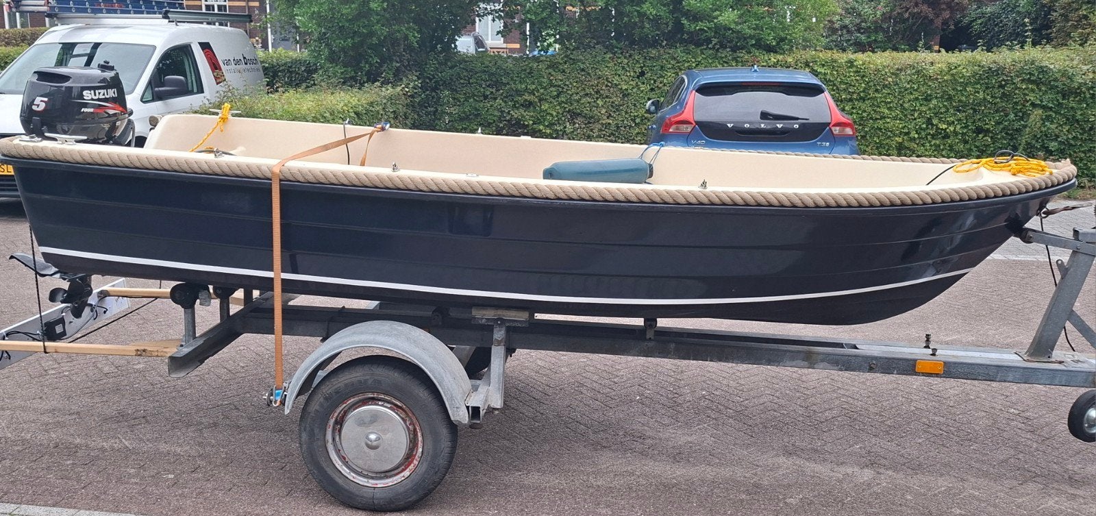 nette boot 4 mtr., Hobby en Vrije tijd, Ophalen, Gebruikt