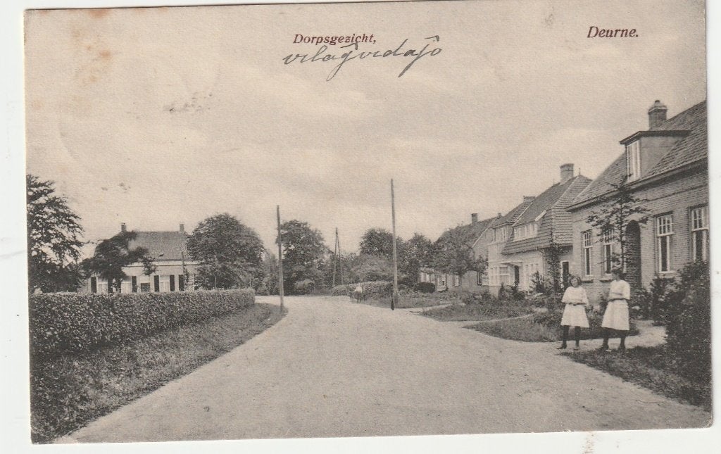 Deurne (N.Br.) - Dorpsgezicht, ca. 1926., Verzamelen, Ophalen of Verzenden, 1920 tot 1940, Noord-Brabant