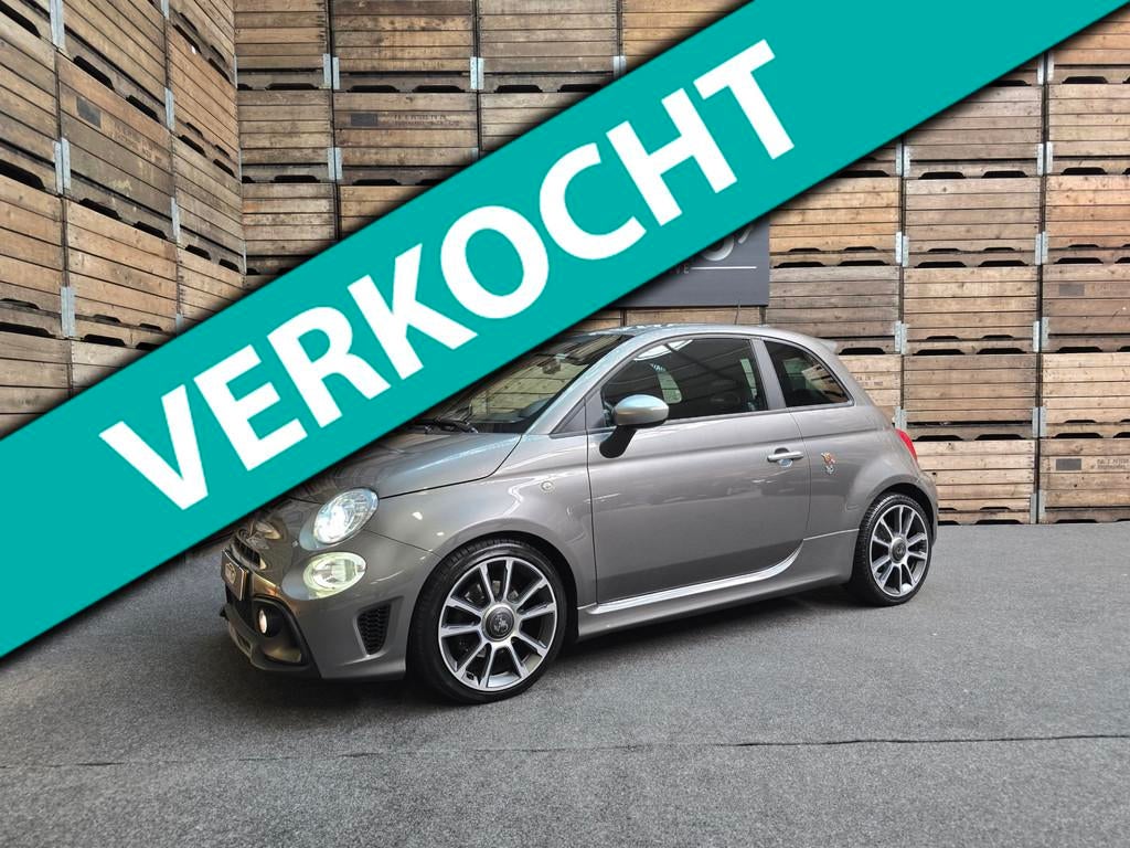 Abarth 595 1.4 T-Jet Abarth Turismo Xenon Leder PDC Carplay, Auto's, Abarth, 4 cilinders, Leder, Bedrijf, 165 pk