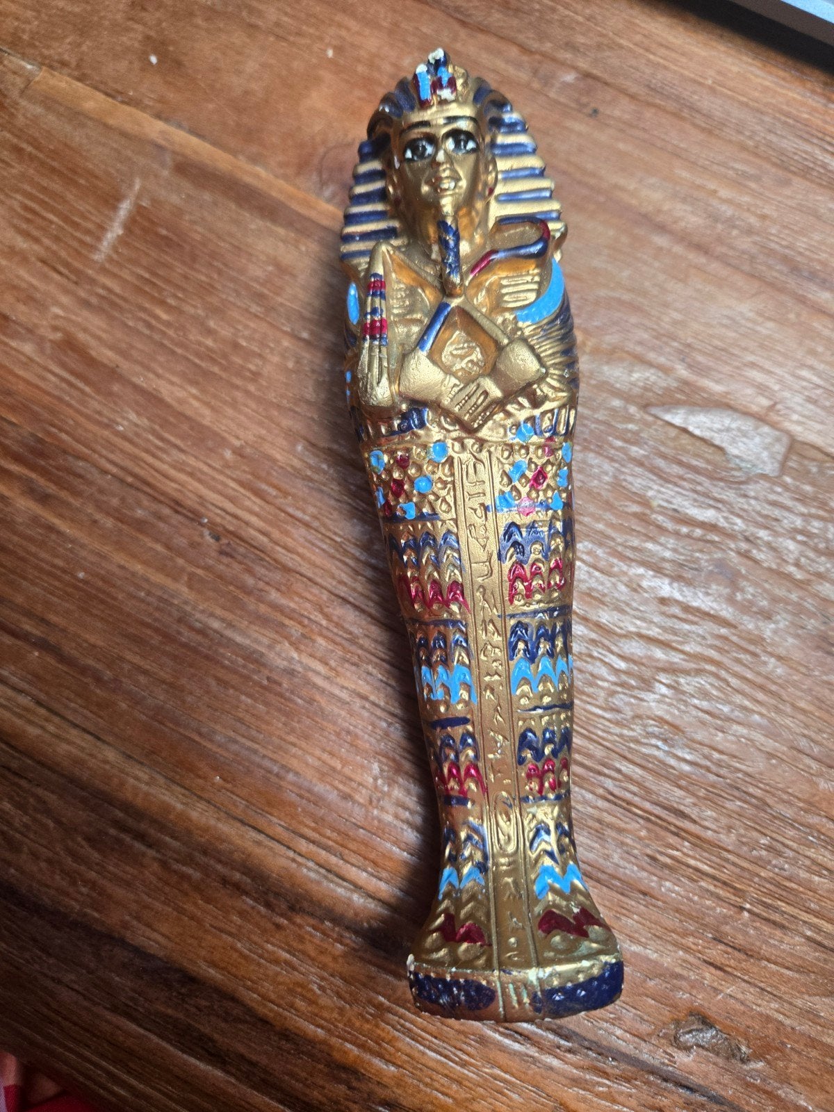 Egyptische Farao in Sarcofaag, Ophalen of Verzenden, Gebruikt, Mens