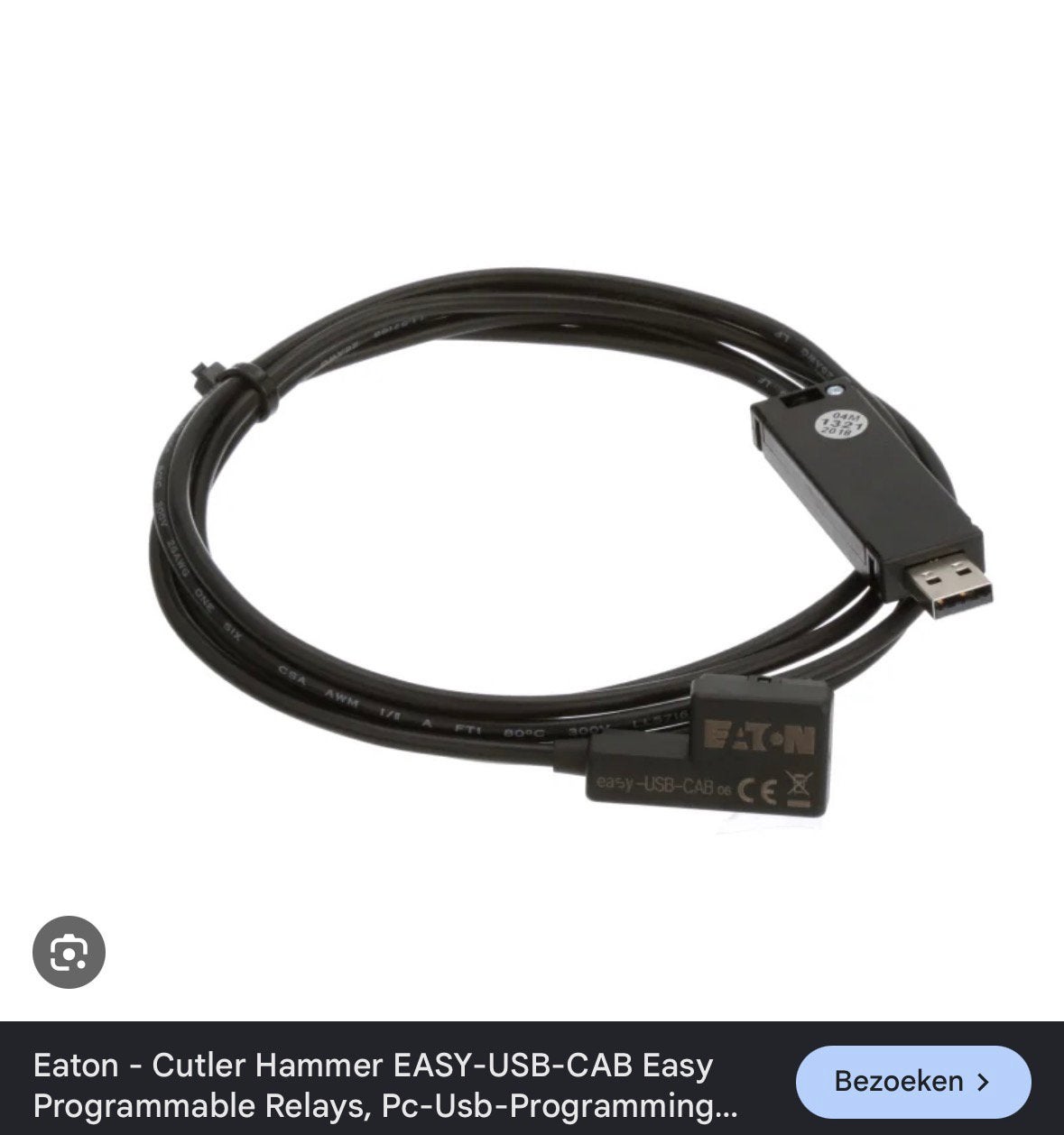 Eaton easy usb-cab kabel gezocht, Ophalen of Verzenden, Zo goed als nieuw