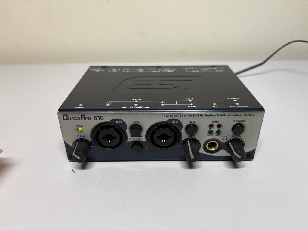 ESI QuataFire 610 FireWire Audio Interface, Ophalen of Verzenden, Gebruikt