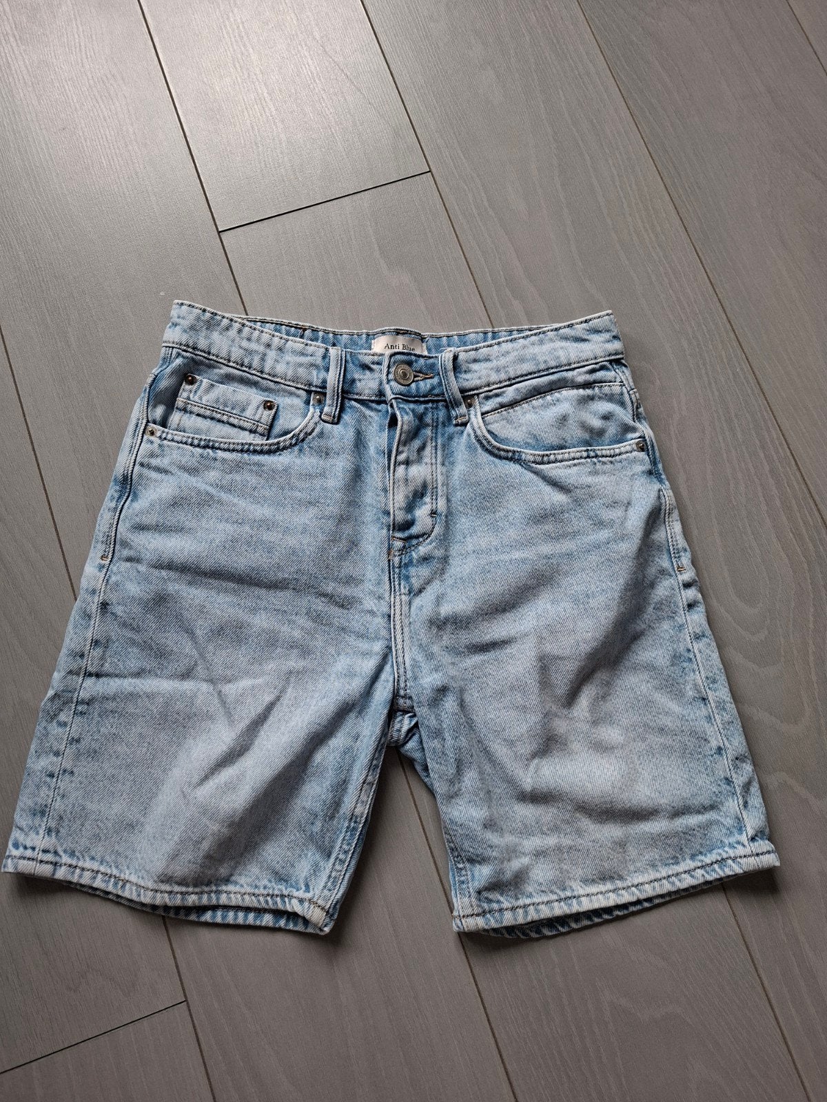 Anti Blue (the Sting) jeans korte broek mt xs, Blauw, W32 (confectie 46) of kleiner, Ophalen of Verzenden, Zo goed als nieuw